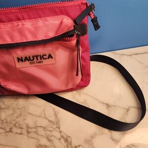 Nautica Two-Tone Pink Crossbody Bag